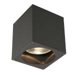SLV Big Theo Soffitto Faretti Aluminium Antracite | Esterni - IP44 - Adatto per 1x GU10 Max. 75W - Dimmerabile